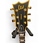 Used ESP LTD EC1000 Black and Gold Solid Body Electric Guitar