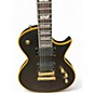 Used ESP LTD EC1000 Black and Gold Solid Body Electric Guitar