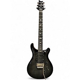 Used PRS SE Custom 24 FR Floyd Rose Grey Burst Solid Body Electric Guitar