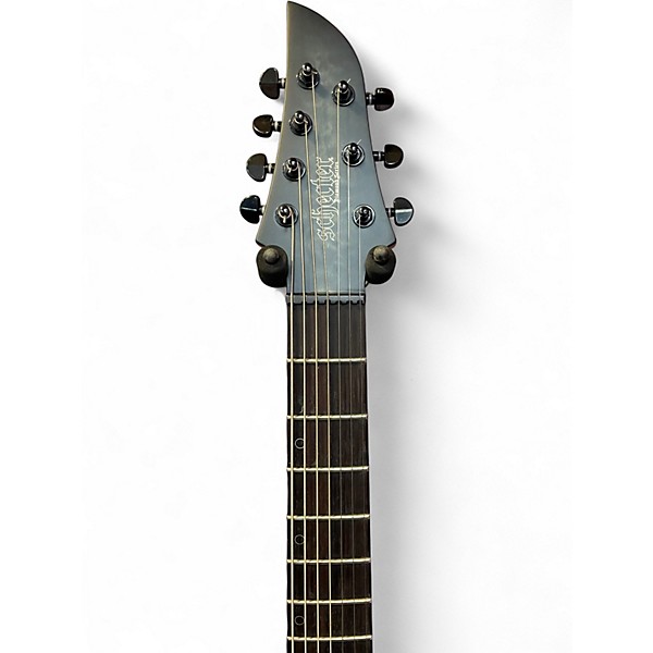 Used Schecter Guitar Research KM7 MKIII poplar burl burst Solid Body Electric Guitar