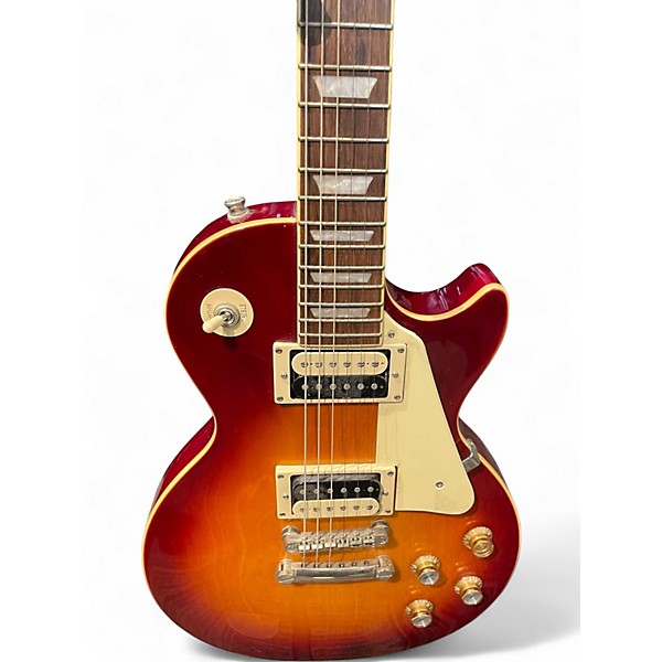 Used Epiphone Les Paul Classic 2 Tone Sunburst Solid Body Electric Guitar