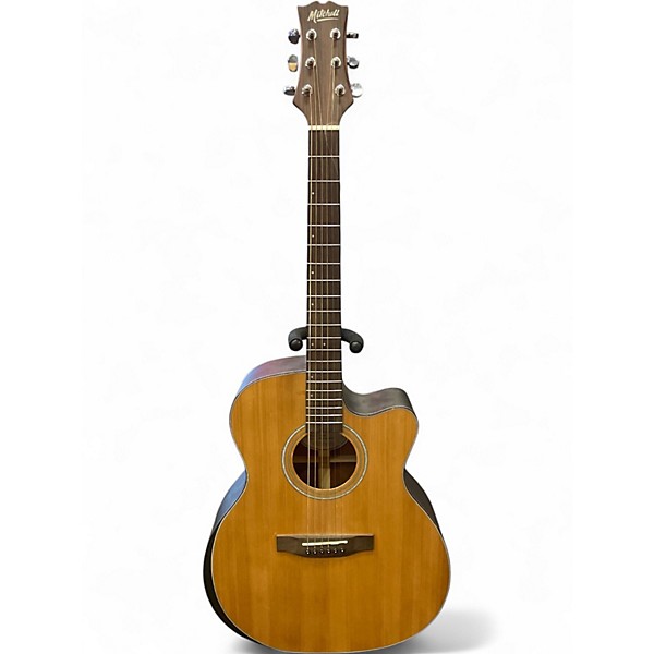 Used Mitchell T413CE Natural Acoustic Electric Guitar