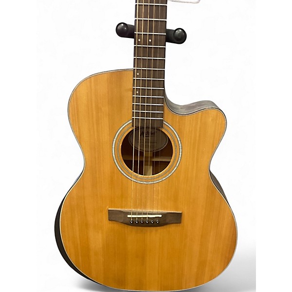 Used Mitchell T413CE Natural Acoustic Electric Guitar