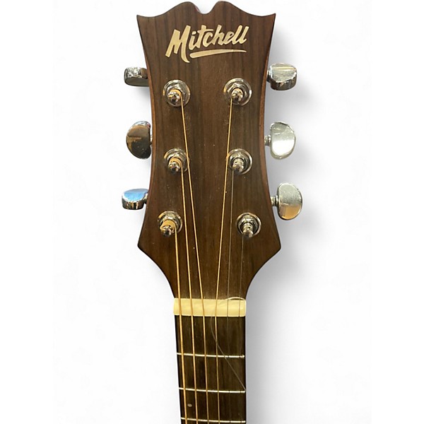 Used Mitchell T413CE Natural Acoustic Electric Guitar