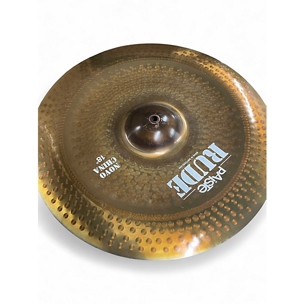 Used Paiste 18in Rude Novo China Cymbal