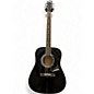 Used Silvertone PRO SERIES Black Acoustic Guitar thumbnail