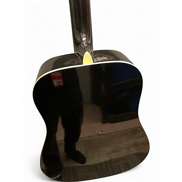 Used Silvertone PRO SERIES Black Acoustic Guitar