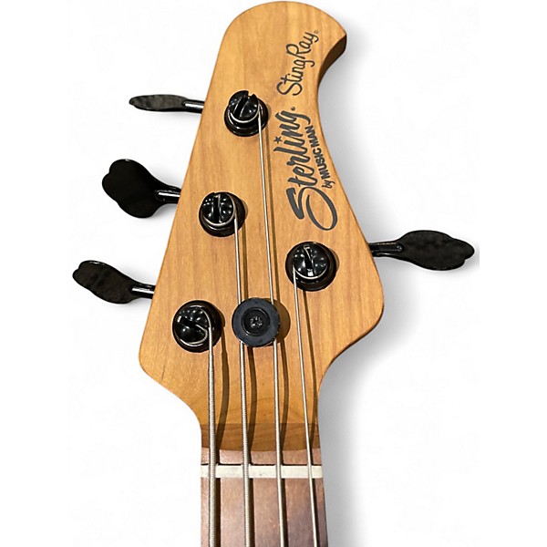 Used Sterling by Music Man Ray34 Black Electric Bass Guitar