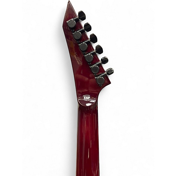 Used ESP EII HORIZON III FR BLACK CHERRU FADE Solid Body Electric Guitar