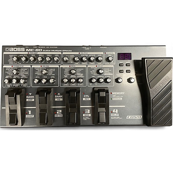 Used BOSS ME80 Guitar Multi Effect Processor