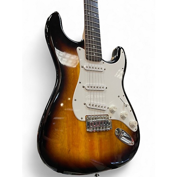 Used Squier Affinity Stratocaster Sunburst Solid Body Electric Guitar