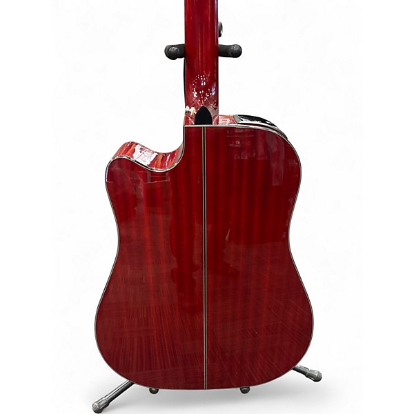 Used Takamine GD30CE Wine Red Acoustic Electric Guitar