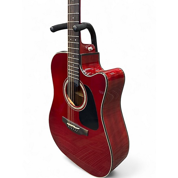 Used Takamine GD30CE Wine Red Acoustic Electric Guitar