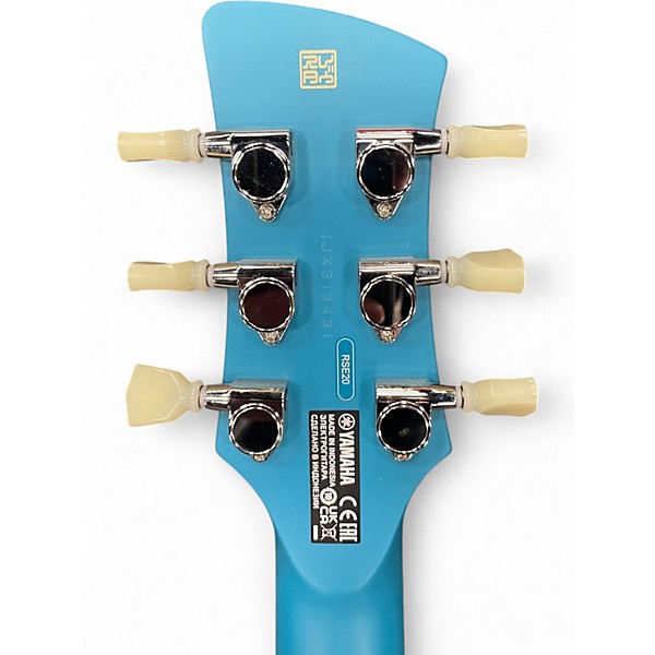 Used Yamaha RSE20 Blue Solid Body Electric Guitar