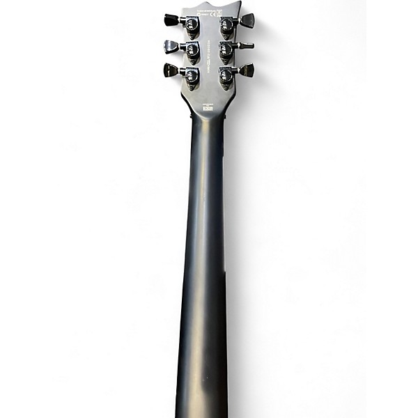 Used ESP LTD Black Metal EC FR Left Handed Matte Black Solid Body Electric Guitar