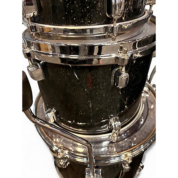 Used TAMA 4 Piece Starclassic Birch Bubinga Black Sparkle Drum Kit