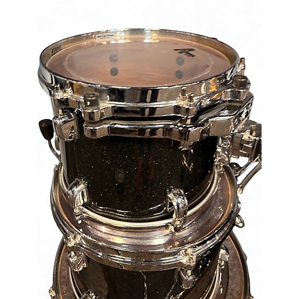 Used TAMA 4 Piece Starclassic Birch Bubinga Black Sparkle Drum Kit