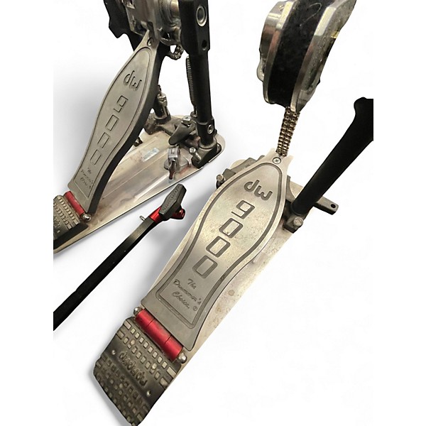 Used DW 9000 Series Double Double Bass Drum Pedal