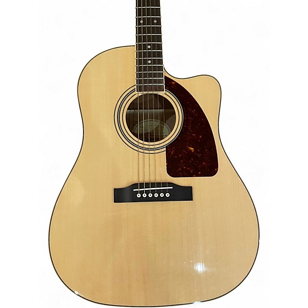 Used Epiphone AJ220SCE Natural Acoustic Electric Guitar