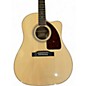 Used Epiphone AJ220SCE Natural Acoustic Electric Guitar