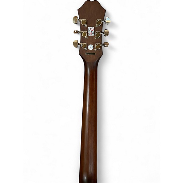 Used Epiphone AJ220SCE Natural Acoustic Electric Guitar