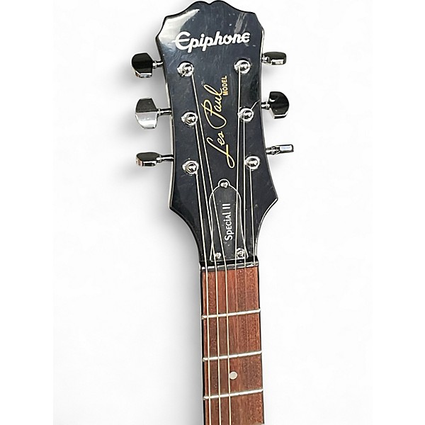 Used Epiphone Special II Black Solid Body Electric Guitar