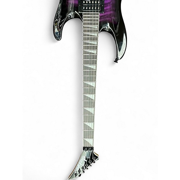 Used Jackson JS32Q DKA ARCH TOP TRANSPARENT PURPLE BURST Solid Body Electric Guitar