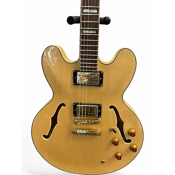 Used Epiphone Sheraton II Natural Hollow Body Electric Guitar
