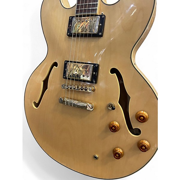 Used Epiphone Sheraton II Natural Hollow Body Electric Guitar