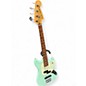 Used Fender Mustang Bass Surf Green Electric Bass Guitar