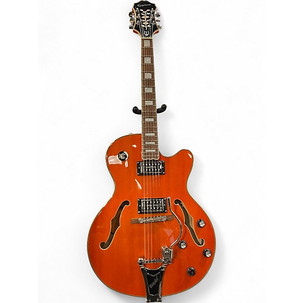 Used Epiphone Emperor Swingster Orange Hollow Body Electric Guitar