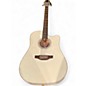 Used Takamine gd37 ce pearl white Acoustic Guitar thumbnail