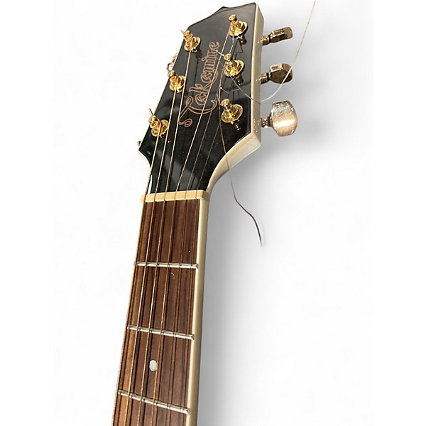 Used Takamine gd37 ce pearl white Acoustic Guitar