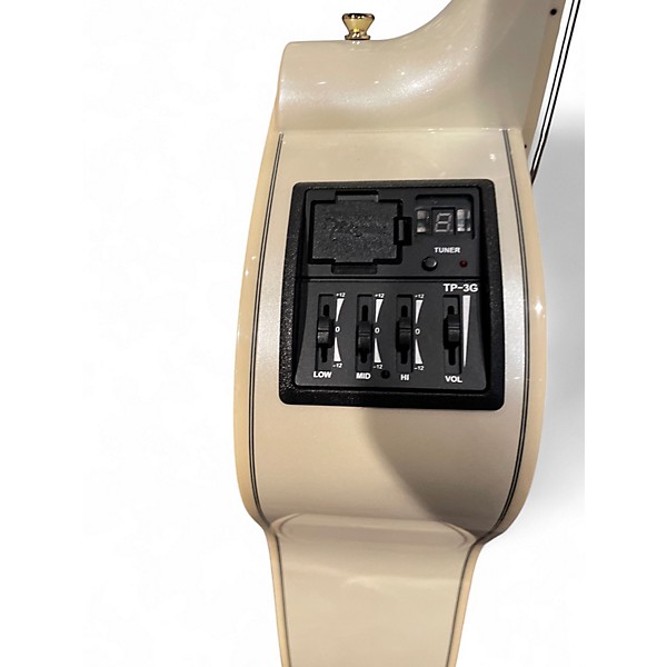 Used Takamine gd37 ce pearl white Acoustic Guitar