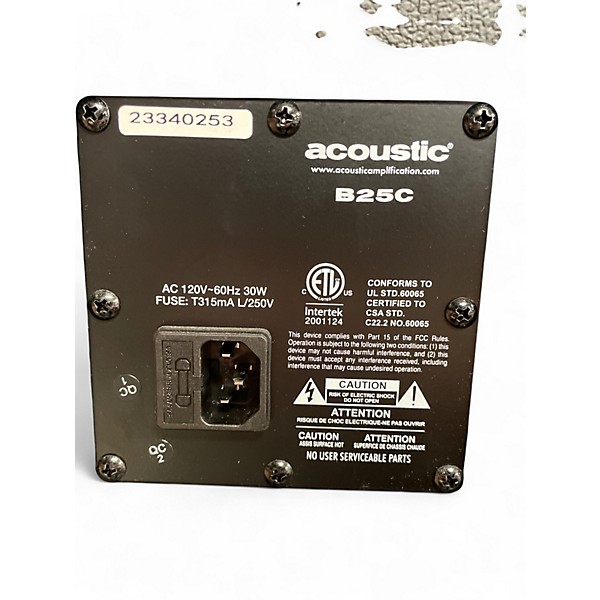 Used Acoustic B25C Bass Combo Amp