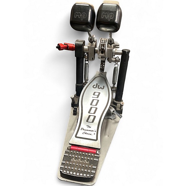 Used DW 9000 Series Double Double Bass Drum Pedal