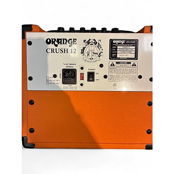 Used Orange Amplifiers Crush 12 Guitar Combo Amp