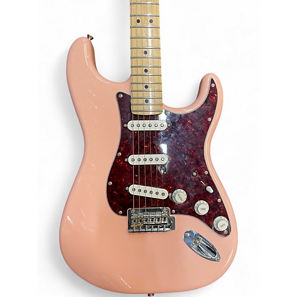 Used Fender LTD PLAYER STRATOCASTER Shell Pink Solid Body Electric Guitar