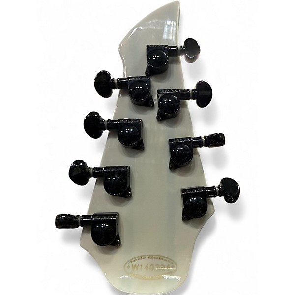Used Agile INTREPID PRO 828 WHITE Solid Body Electric Guitar