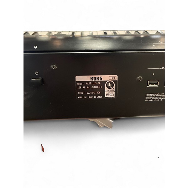 Used KORG NAUTILUS MUSIC WORK STATION Keyboard Workstation