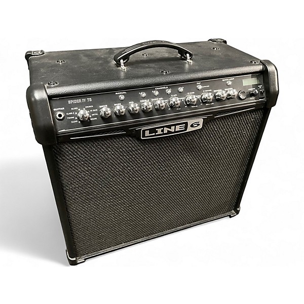 Used Line 6 Spider IV 75W 1x12 Guitar Combo Amp