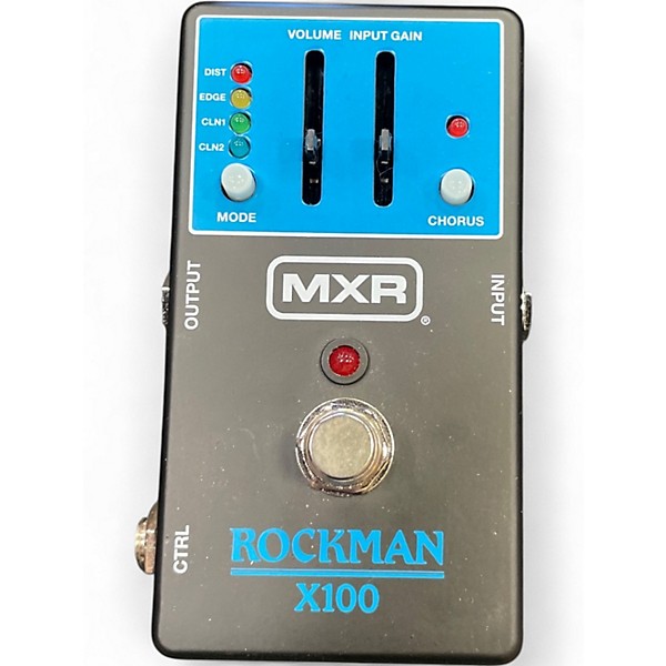 Used MXR X100 ROCKMAN PREAMP Effect Pedal