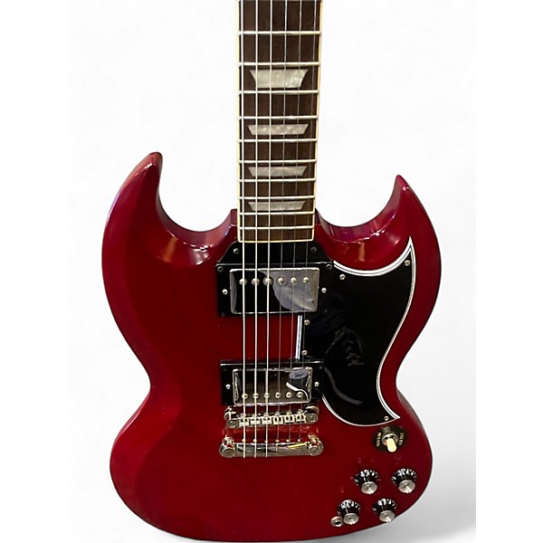 Used Epiphone Inspired by Gibson SG cherry red Solid Body Electric Guitar