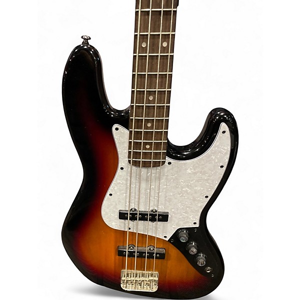 Used Squier Classic Vibe 1960S Jazz Bass 2 Color Sunburst Electric Bass Guitar