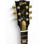Used Gibson Les Paul Studio Black and Gold Solid Body Electric Guitar