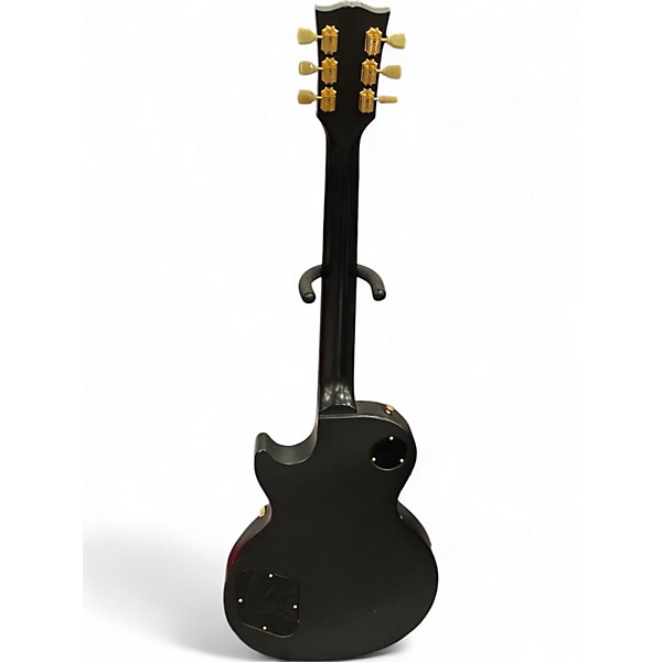 Used Gibson Les Paul Studio Black and Gold Solid Body Electric Guitar