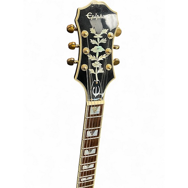 Used Epiphone Sheraton II PRO BLACK Hollow Body Electric Guitar