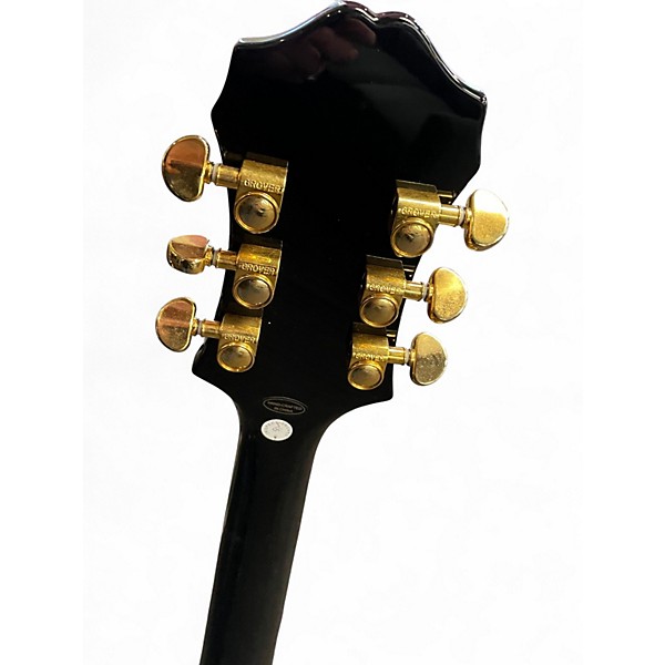 Used Epiphone Sheraton II PRO BLACK Hollow Body Electric Guitar