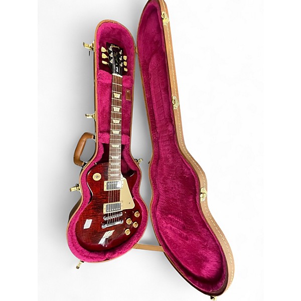 Used 2013 Gibson Les Paul Studio Wine Red Solid Body Electric Guitar