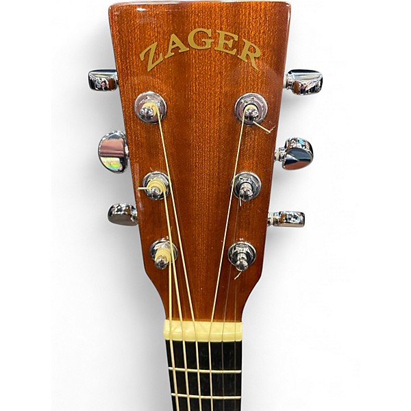 Used Zager Parlor/N Natural Acoustic Guitar